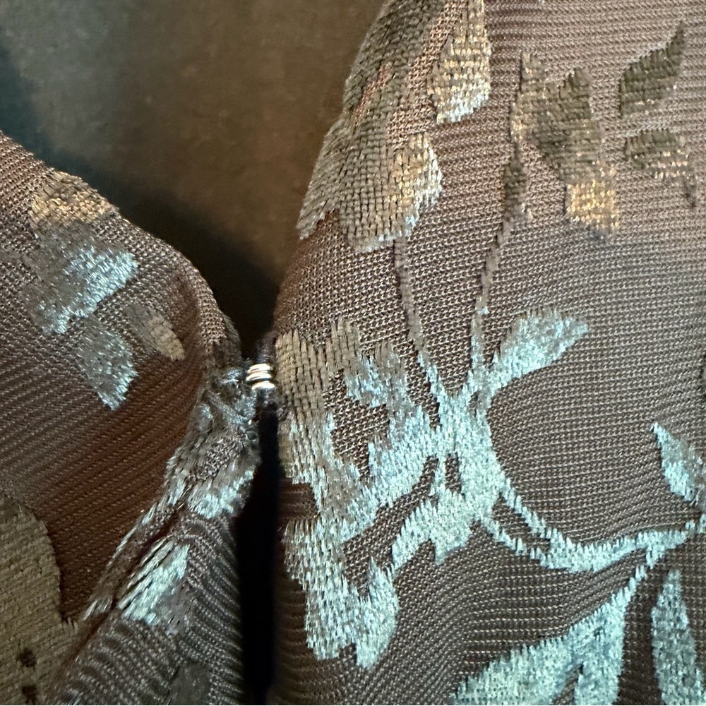 LC Lauren Conrad Olive Floral Bodysuit - Picture 5 of 8